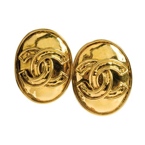 famous chanel logo earrings replica|classic chanel inspired earrings.